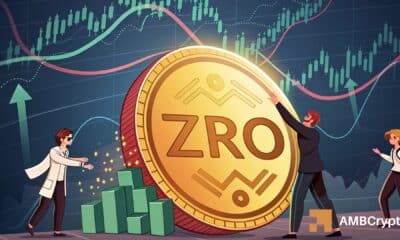 LayerZero gains 11% despite massive transfers: Can ZRO sustain its recovery rally?