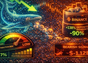 XRP Whale Deposits To Binance Ease: Data Points To Lower Distribution Risk