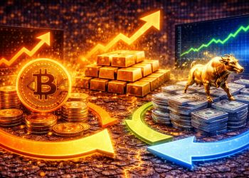 Rotasi Modal Menguat Saat Bitcoin Tertinggal dari Emas dan Ekuitas AS