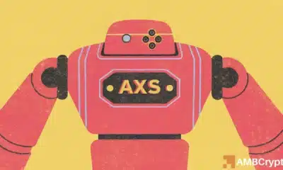Axie Infinity borra las pérdidas de septiembre, pero el precio de AXS enfrenta ESTA amenaza