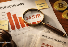 Los ETF de Bitcoin registran salidas de 4.570 millones de dólares en los dos últimos meses de 2025