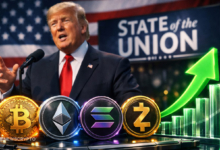 El Discurso sobre el Estado de la Unión de Trump Provoca una Subida Controlada de las Criptomonedas