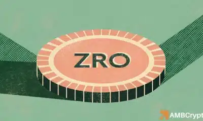 ZRO chute de 12 % alors que la pression de déverrouillage des jetons s'intensifie : Les acheteurs au comptant interviennent