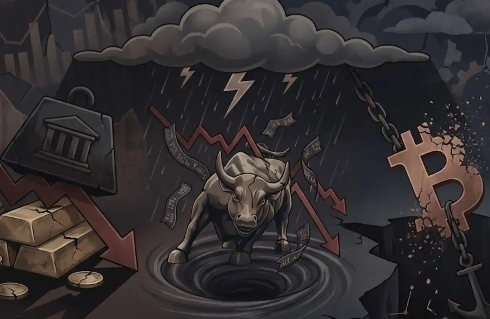 Pourquoi l'or, les actions américaines et le Bitcoin chutent-ils tous ?