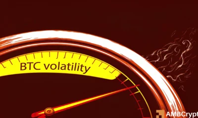 La volatilité du Bitcoin atteint des sommets après des entrées de baleines de 12 000 BTC en UN jour !