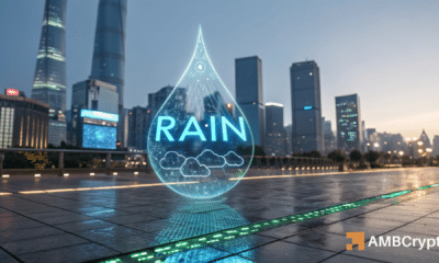 Can RAIN crypto continue its 18% rally after $338M token unlock?