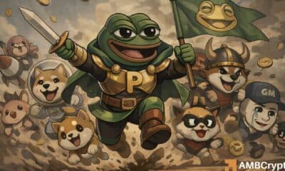 PEPE volume erupts 283% in 24 hours! Is memecoin mania back?