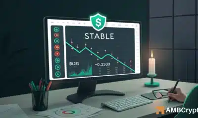 STABLE gains 18% – Bearish positioning still lags behind price action