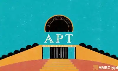 Aptos [APT] approche du support à 1 $ alors qu'un déblocage de jetons de 12,7 M$ suscite des craintes d'inflation