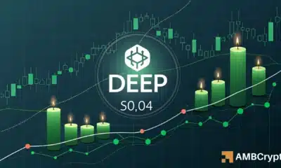 DeepBook bondit de 19 % en une journée – La prochaine cible de DEEP est-elle 0,04 $ ?