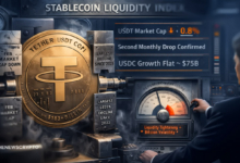Tether Market Cap Slides Toward Second Straight Monthly Decline