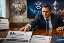 XRP Ledger Nắm Giữ 63% Nguồn Cung Kho Bạc Hoa Kỳ Được Token Hóa