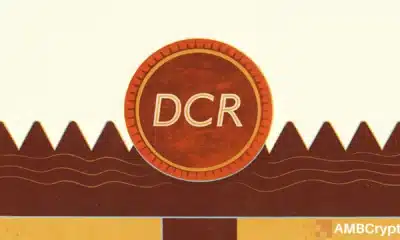DCR price prediction – Sell-off done, is recovery next for altcoin?