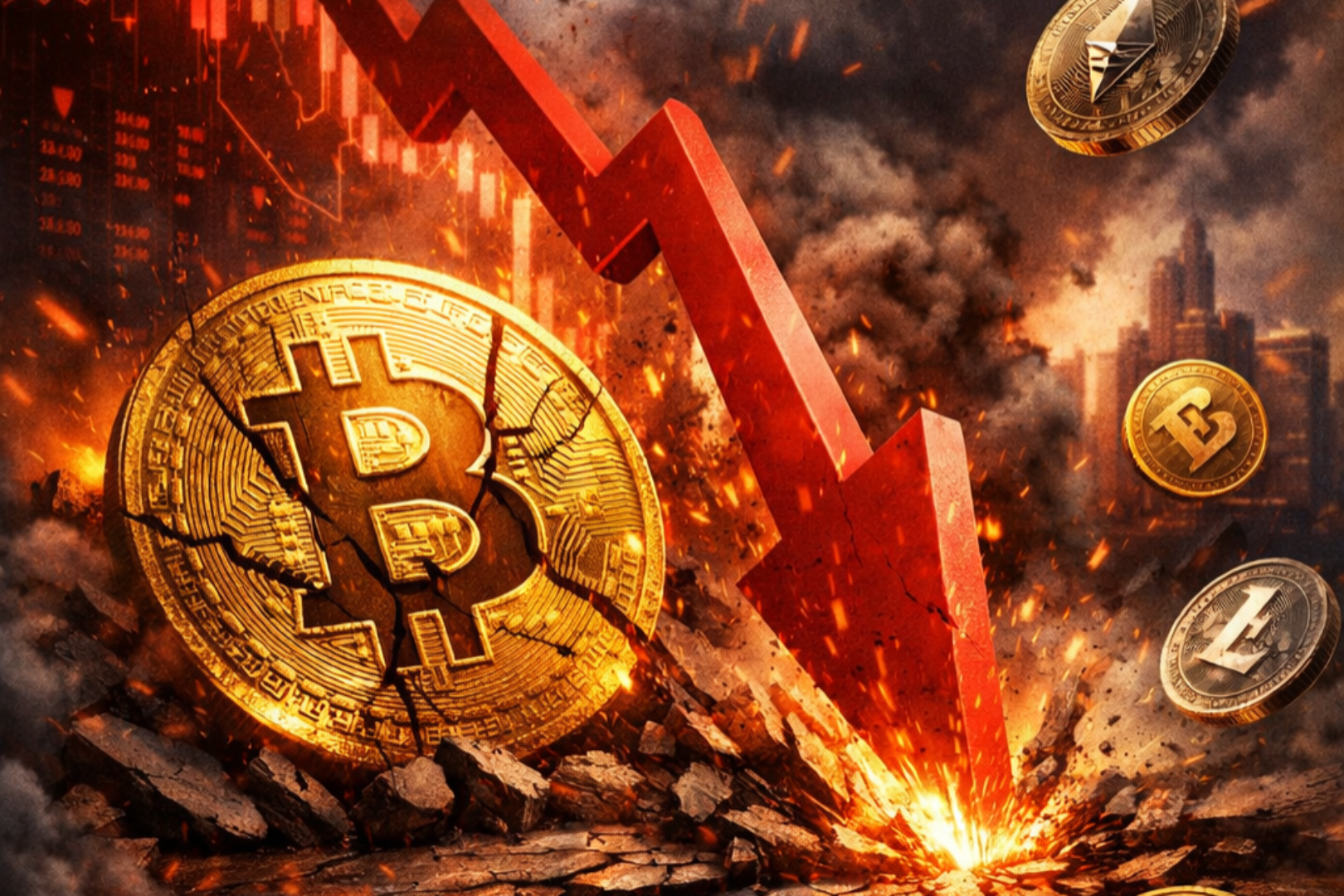  血亏之夜！加密市场崩盘式下跌，这波暴跌远未结束？