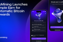 GoMining Simple Earn Permet l'Accumulation Autonome de Rendements Bitcoin via une Intégration à Un Seul Interrupteur