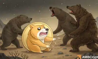 Dogecoin pierde el soporte de $0.10: ¿Puede DOGE detener la tendencia bajista?