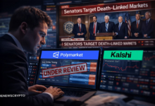 Kalshi y Polymarket Bajo Escrutinio Mientras Legisladores Apuntan a Mercados de Apuestas Relacionados con la Muerte