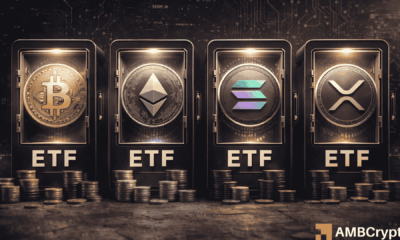 Bitcoin, Ethereum, and Solana ETFs record weekly inflows amid price weakness