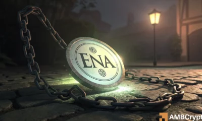 Ethena’s price slips 15% from its weekly high – Deeper losses ahead?