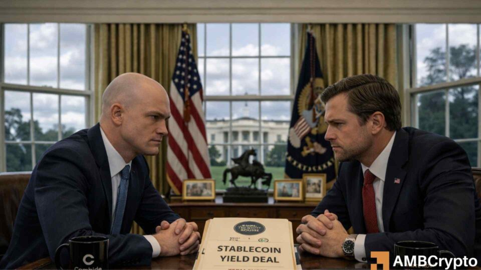 ‘Block and find out’ – White House warns Coinbase on CLARITY Act fallout