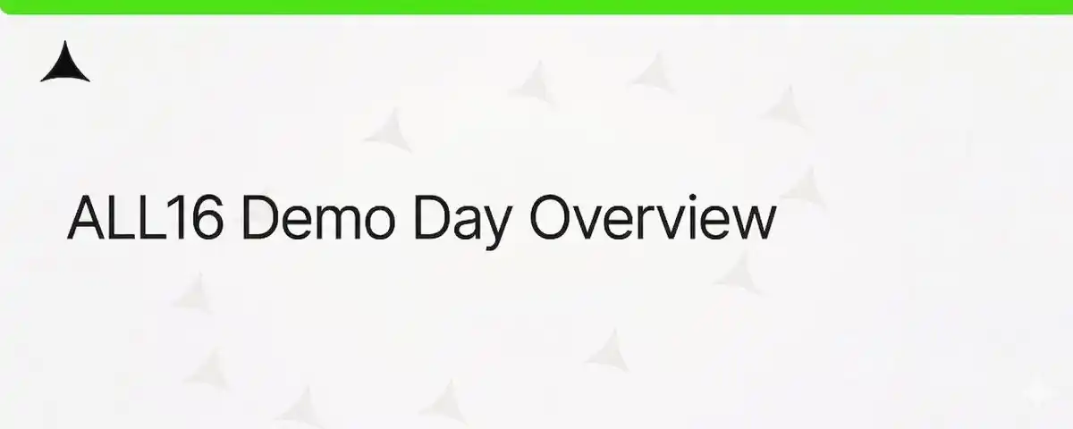 Resumen rápido de los 18 nuevos proyectos del Alliance ALL16 Demo Day: Mercados de predicción y aplicaciones de IA destacan