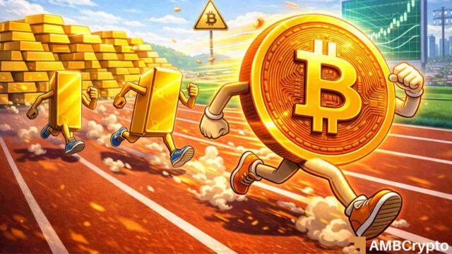 ‘Roles reversed?’- Bitcoin outperforms gold in ETF inflows