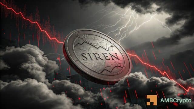 SIREN crashes 66%: Is $0.46 support about to be tested?