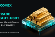 Zoomex: Sobre el Cierre del Mercado Tradicional del Oro, el Oro On-Chain se Dispara en Medio de Eventos Cisne Negro — XAUT-USDT se Convierte en un Enfoque para la Cobertura de Riesgos