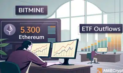 Assessing Bitmine’s 5,300 Ethereum transfer amid ETF outflows