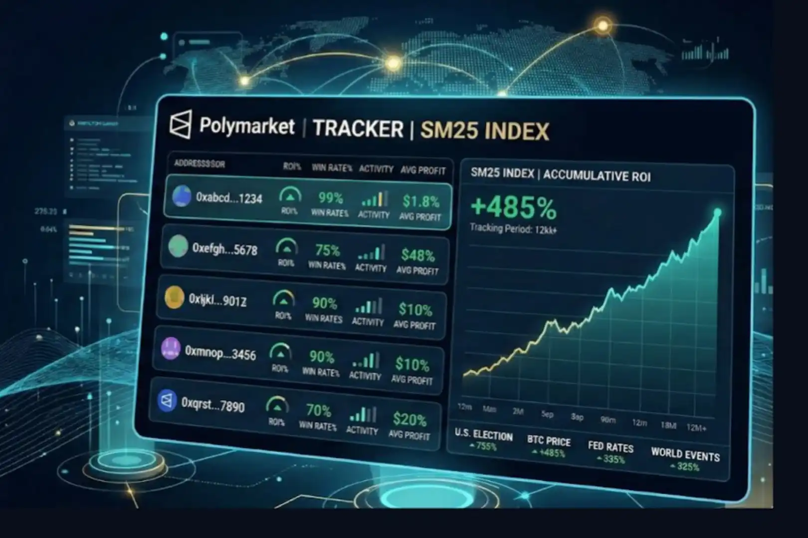 Polymarket Smart Money Panorama: 26 Long-Term Trackable Addresses (Categorized by Sector)