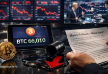Bitcoin Drops to $66K as Oil Price Surge Hits Global Markets