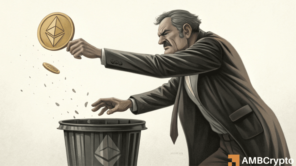 以太坊退出队列在5%回调后激增——ETH多头陷入困境了吗？