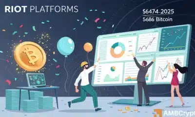 Riot mines 5,686 BTC and earns $647mln in 2025 – Yet its stock barely moved