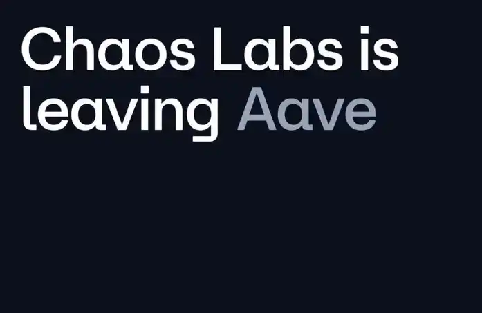Chaos Labs Exits, Who Will Take Over Aave's Risk?