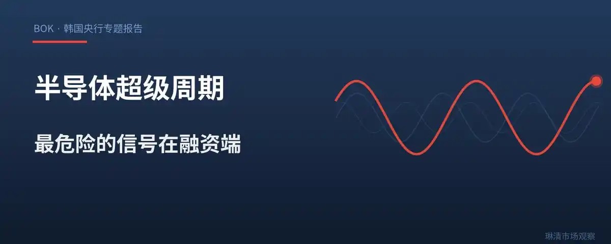 Bank of Korea Interprets the AI Semiconductor Cycle: The Most Dangerous Signal Lies in Financing