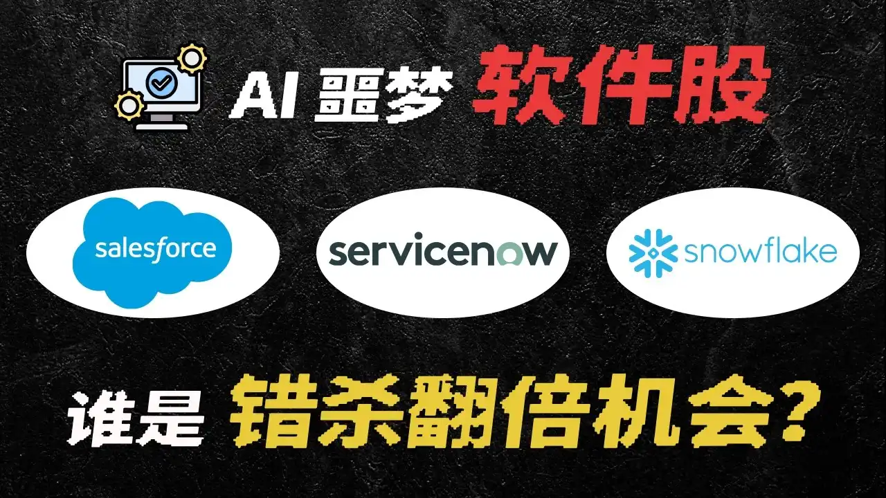 AI Impact on SaaS Software Stocks: Deconstructing the Bottom-Fishing Logic of Salesforce, ServiceNow, and Snowflake