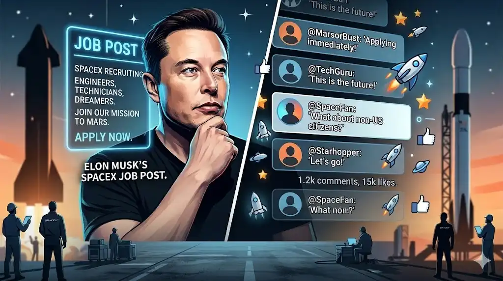 Musk Posted a Recruitment Ad for SpaceX, and After Reading the Comments Section, I Understood