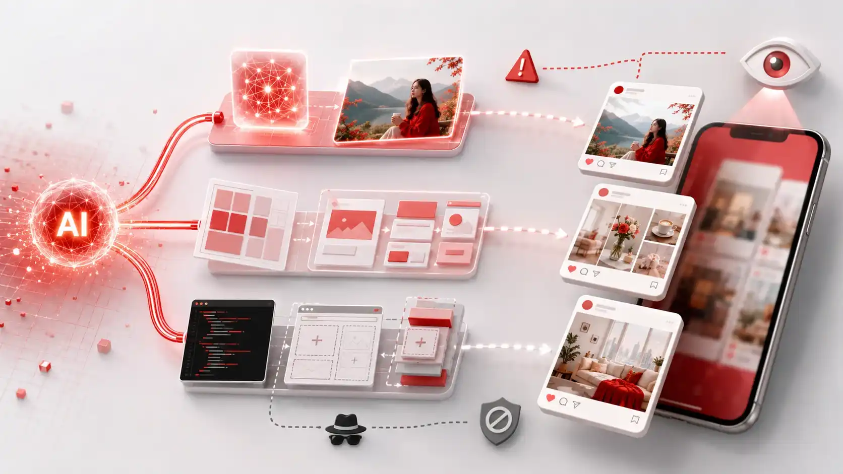 This Xiaohongshu Graphic Layout AI Skill Has Found a Route to Bypass AI Labeling for Graphic Generation