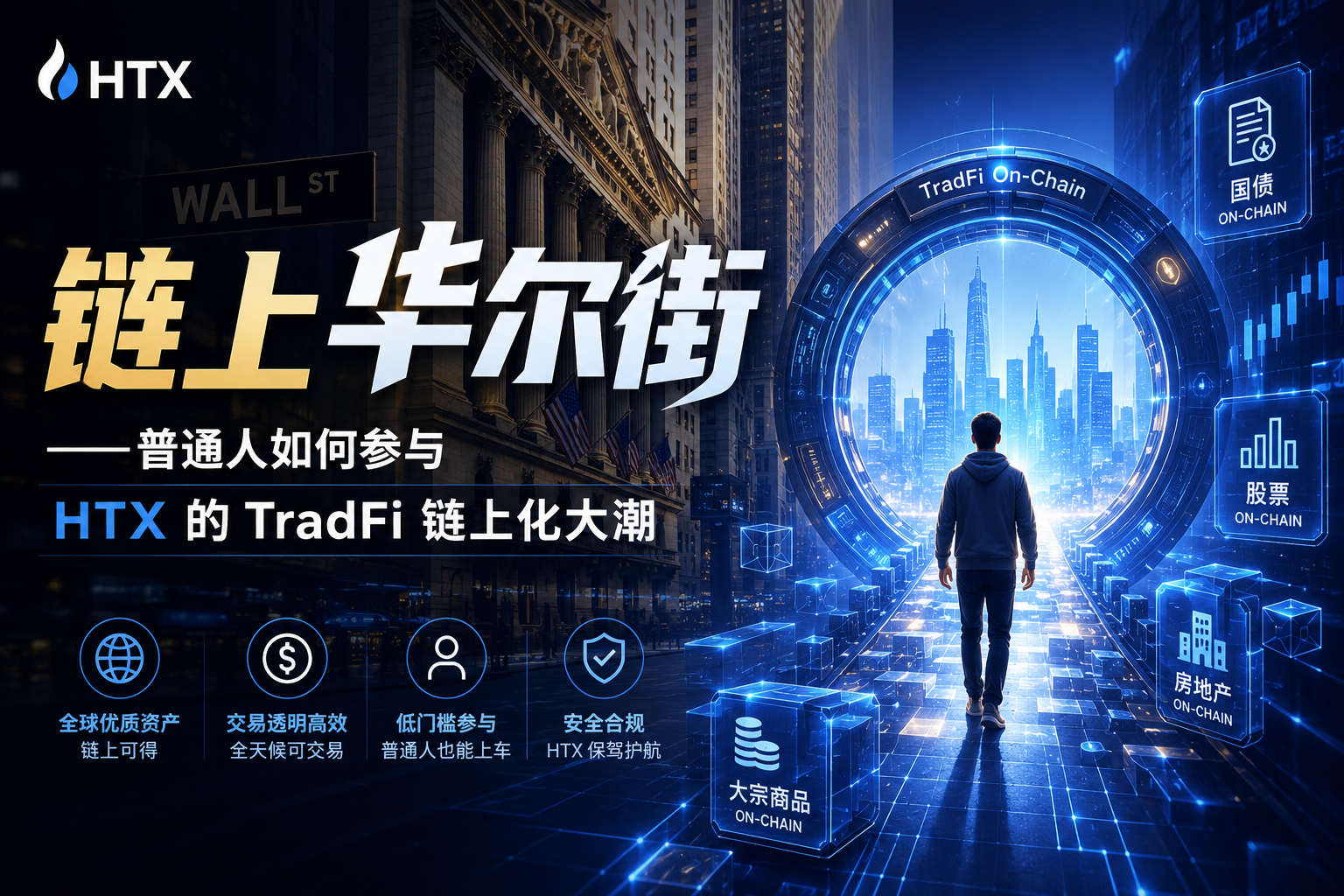 链上华尔街——普通人如何参与 HTX 的 TradFi 链上化大潮