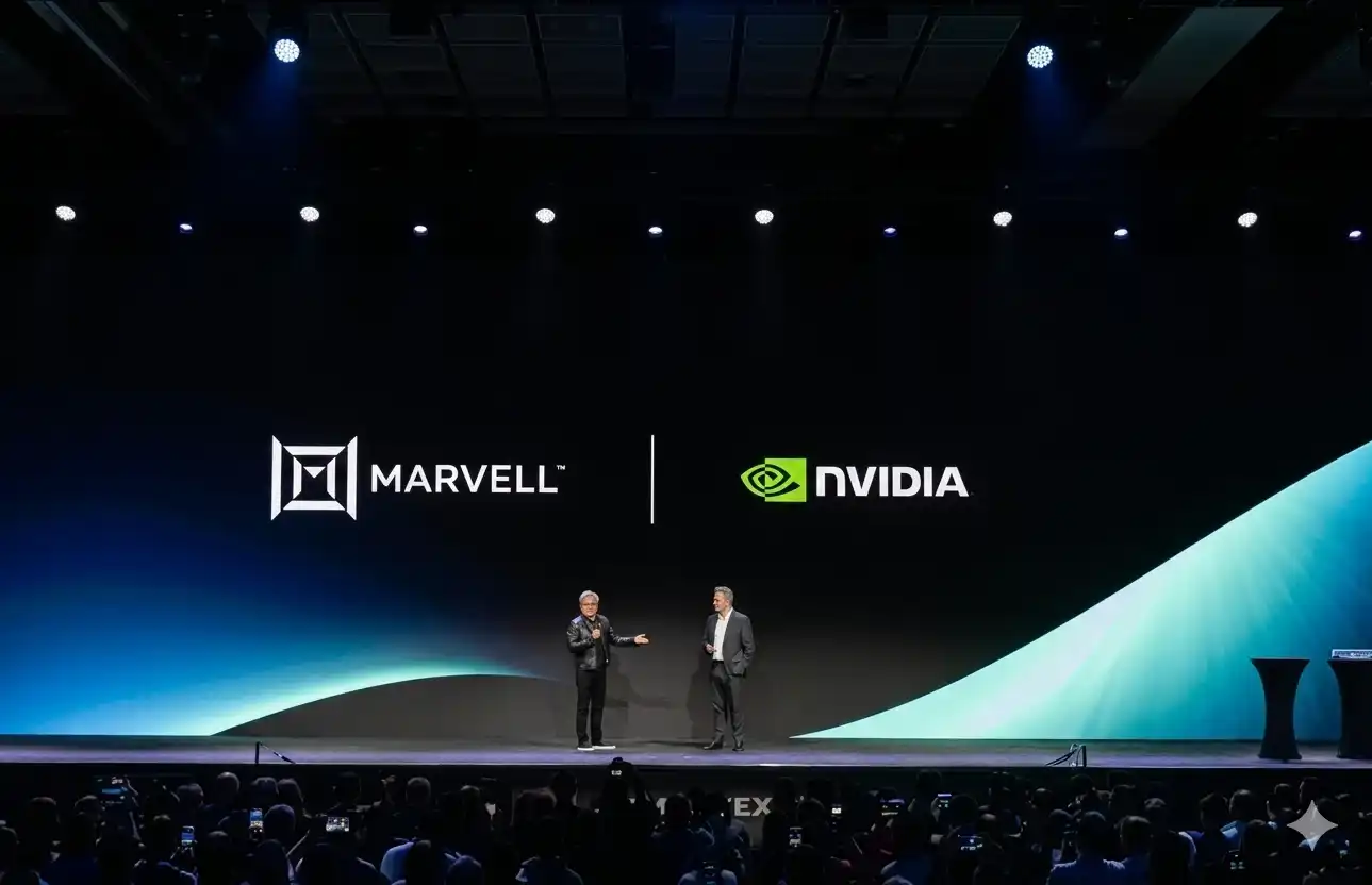 Huang Renxun and Marvell CEO Discuss on Stage: The Future of AI Competition is Not Computing Power but Connectivity, 'Use Copper Where You Can, Use Optics Only Where You Must'