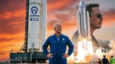 Bezos se embarca en su tercer emprendimiento, y aún no logra eludir a Musk
