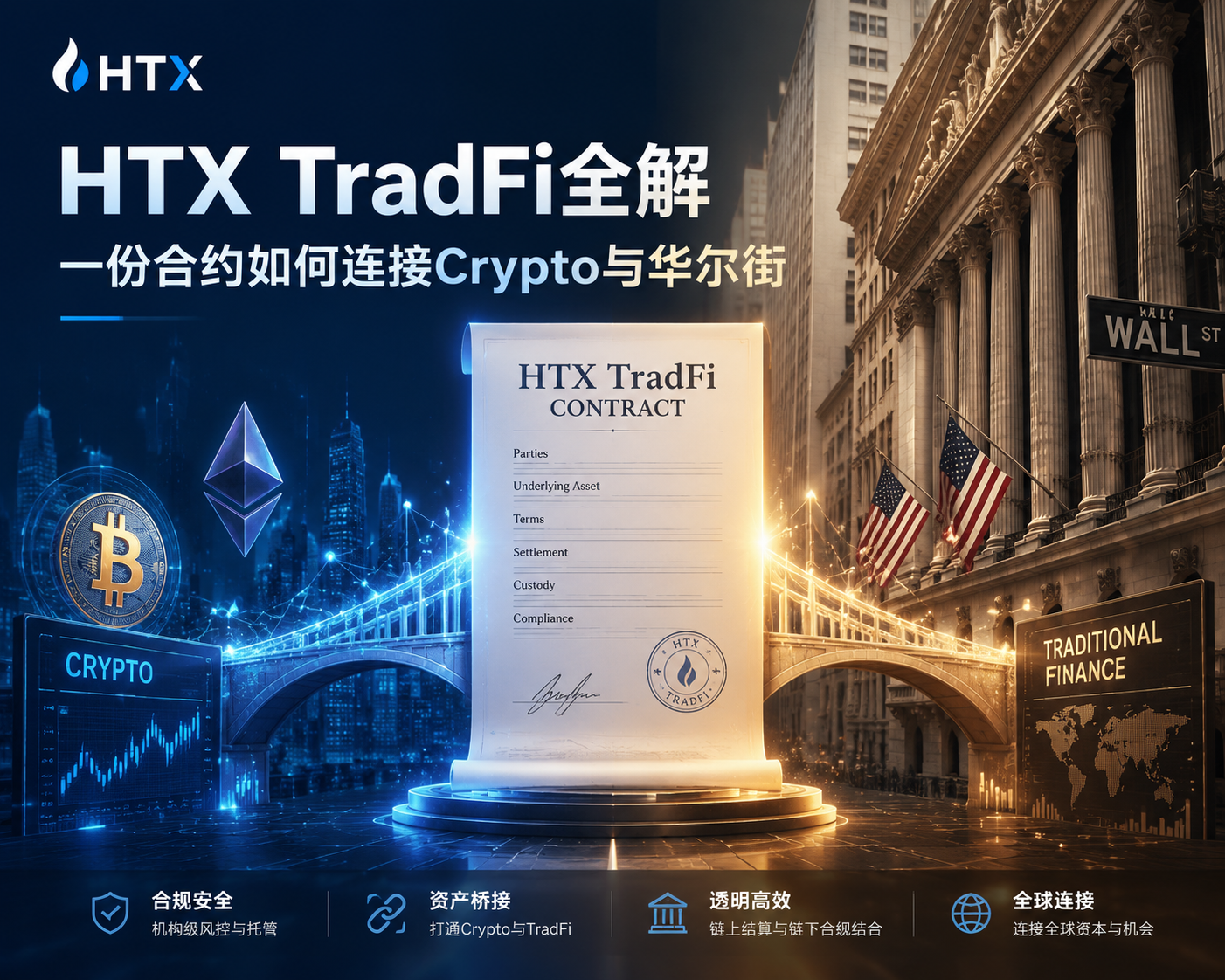 HTX TradFi全解:一份合约如何连接Crypto与华尔街