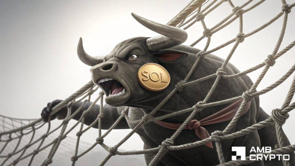 Solana巨鲸押注1500万美元做空SOL——空头能否将其推低至40美元，如果……