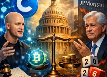 CLARITY Act News: Coinbase CEO Responds To Dimon While JPMorgan Sees Low Odds Of 2026 Passage