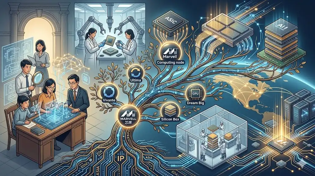 After Marvell's 32% Surge, the Chinese Chip Family Behind It Emerges