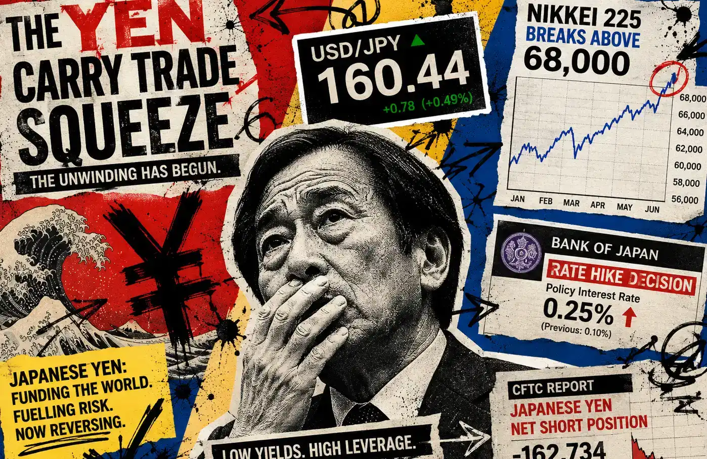 New Wall Street Play: Yen Shorts Still Adding, But Japan Stocks Don't Rely on Carry Trade Unwinding