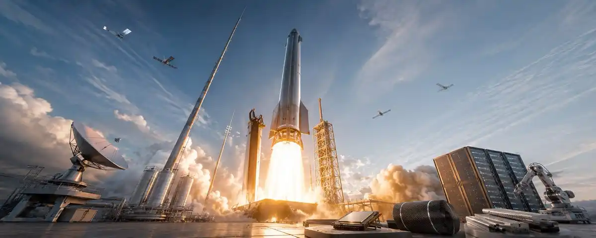 SpaceX 没中签?那看看 SpaceX 的完整供应链
