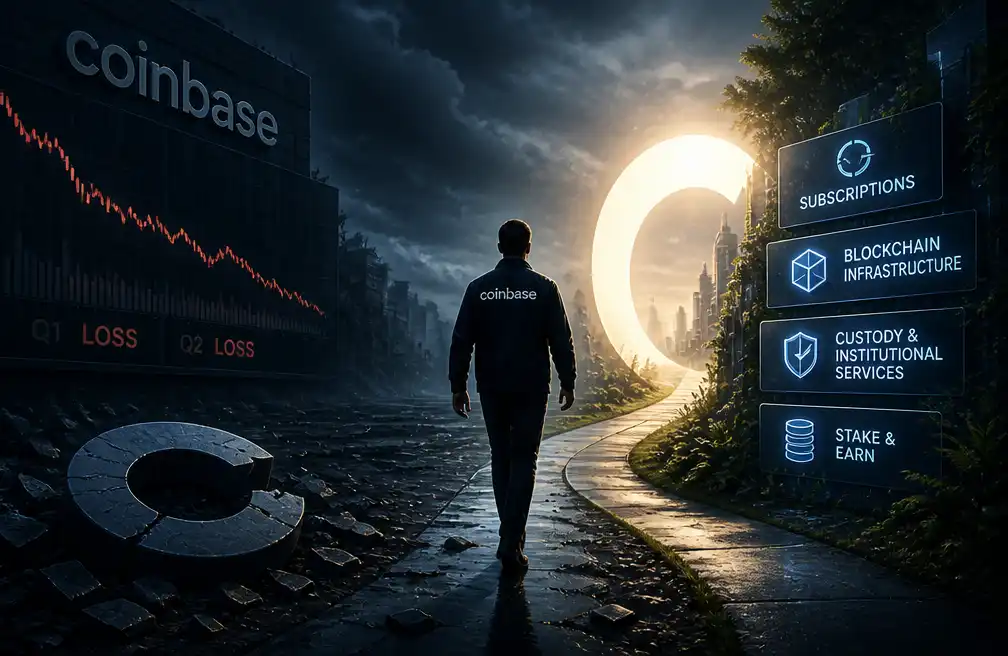 连续亏两个季度，Coinbase还要依靠交易之外的路