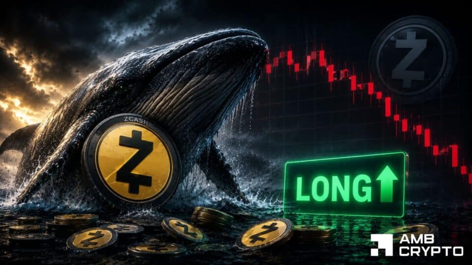 Кит Zcash открывает длинную позицию на 8,1 миллиона долларов: Что дальше, пока ZEC борется около отметки в 400 долларов?