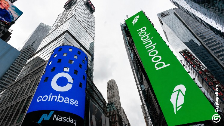 Coinbase与Robinhood在财报季前争夺加密货币市场的下一阶段发展